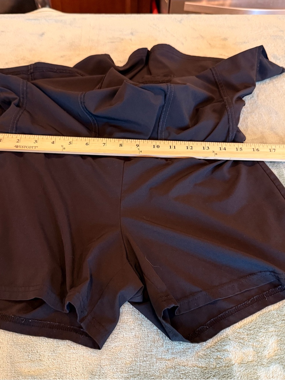 Athleta Women’s Black Athletic Skort Size 6P Built-In Shorts Skirt - Picture 9 of 13